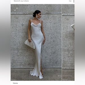 Meshki Jade Cowl Neck Dress